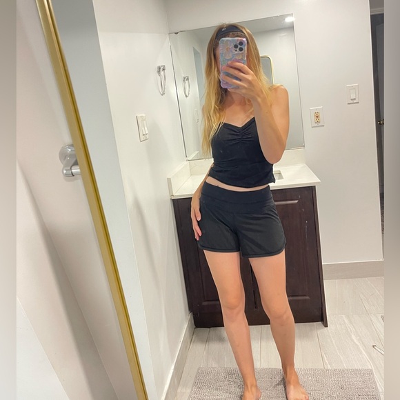 lululemon athletica Pants - Lululemon black athletic shorts size 2